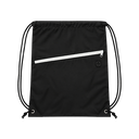 bolsa runner, poliéster, negro, 34*42 centimetros, impermeable