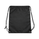 bolsa runner, poliéster, negro, 34*42 centimetros, impermeable