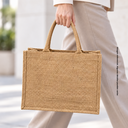 Bolsa Yute Natural 27*35*13 cm Interior Reforzado