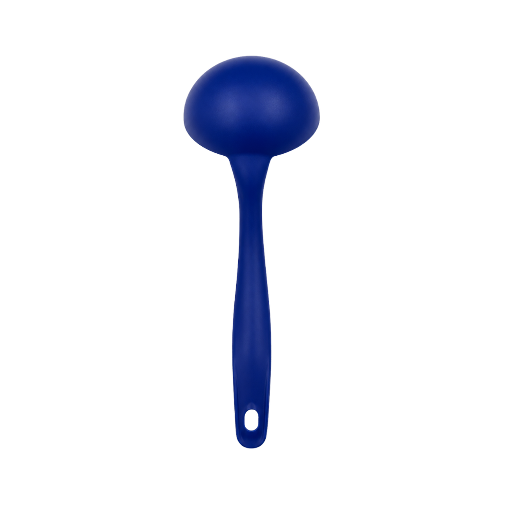 Cucharon, Plástico, Azul, 30 cm, kitchen Jum