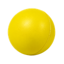 antiestres, poliuretano, amarillo, 6.3 centimetros, pelota