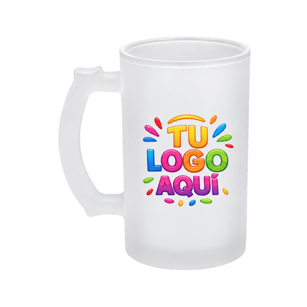 tarro, vidrio, , nevado , 7.8* h16 cm 16 oz para sublimar