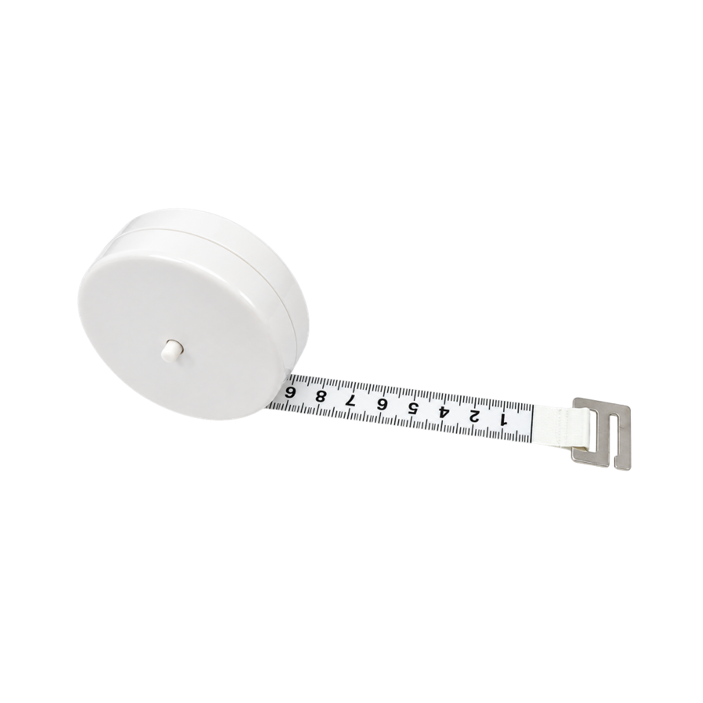 Cinta Metrica, Plástico, Blanco, 1.5 M , Calculadora Bmi