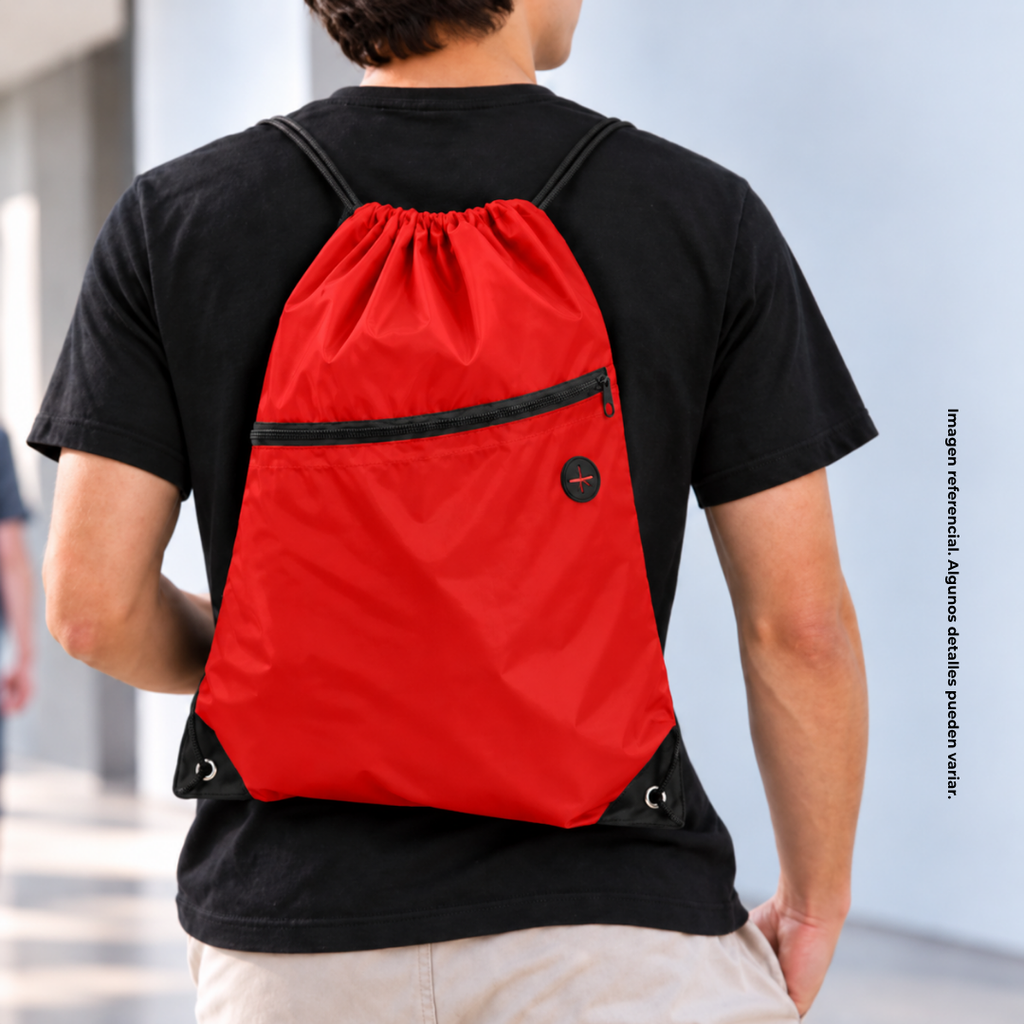 bolsa runner, , rojo, 34*42 centimetros, impermeable