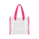 Bolsa Pvc Rosado 30.5*30.5*15.2 Cm Cuerpo Transparente