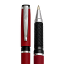 lapiceros, plástico, rojo, 14.5 cm siliconeado , con touch y tinta gel