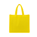 bolsa, tela ecológica, amarillo, 38*32*10cm centimetros, con bolsa delantera