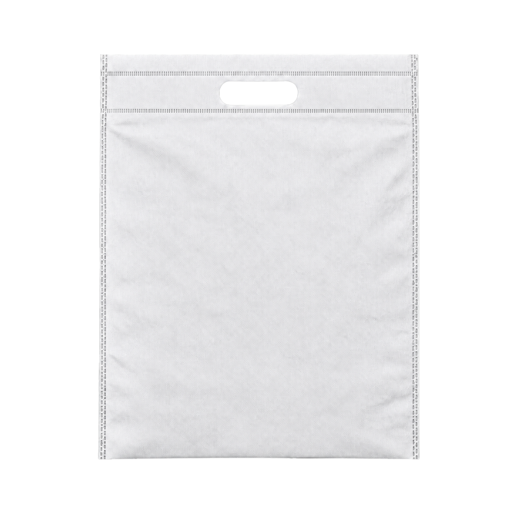 bolsa, ecologica, blanco, 37*32*8.5 centimetros, sobre sellada