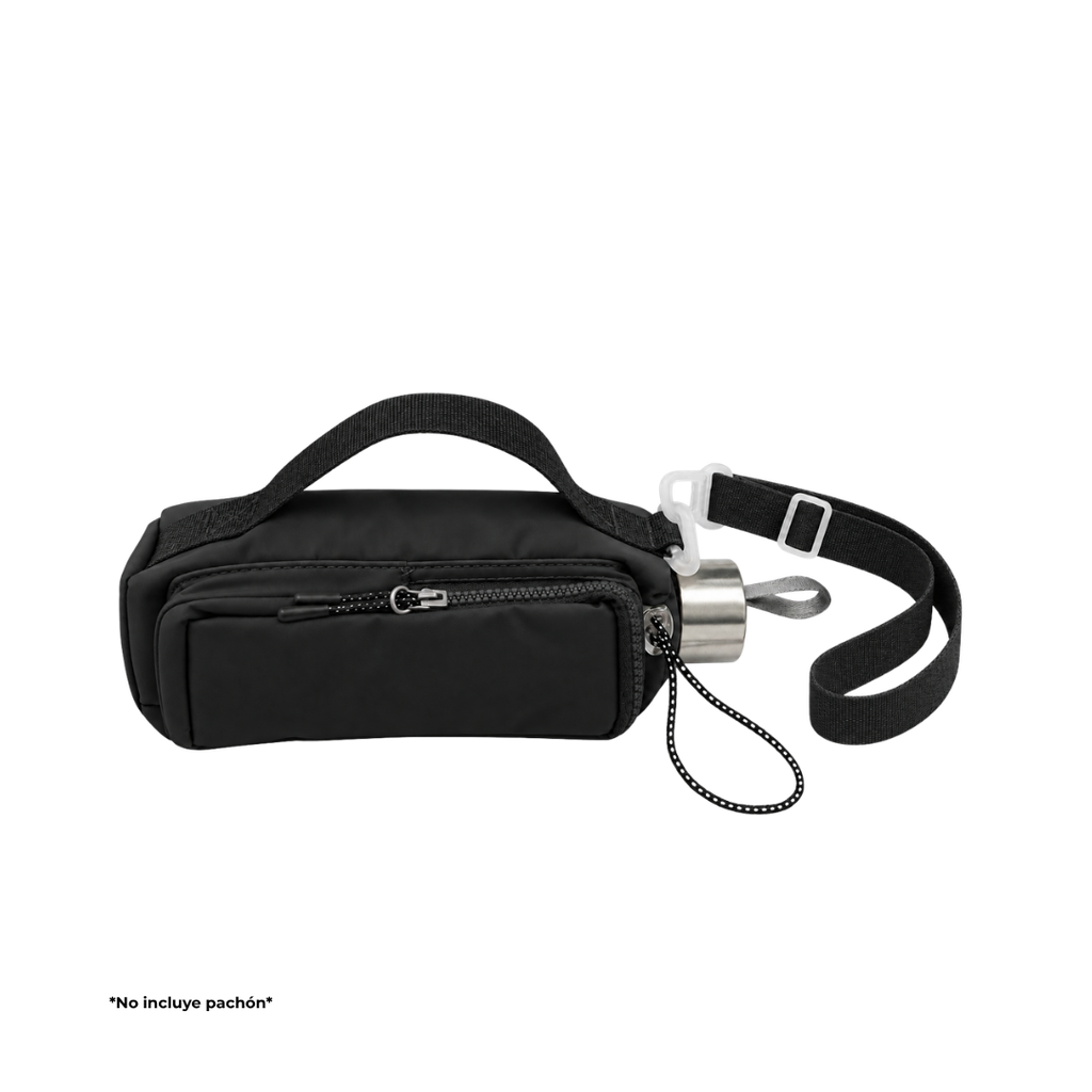 Cooler, Poliester, Negro, 23*10 cm, bolsa para pachón y documentos