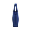 bolsa, tela ecológica, azul marino, 40*35*12 centimetros, con fuelle cosida