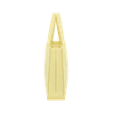 bolsa, tela ecológica, beige, 40*35*12 centimetros, con fuelle cosida