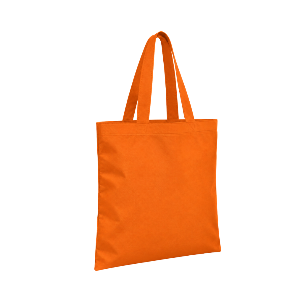 bolsa, tela ecológica, anaranjado, plana 80 g , 40*35 cm