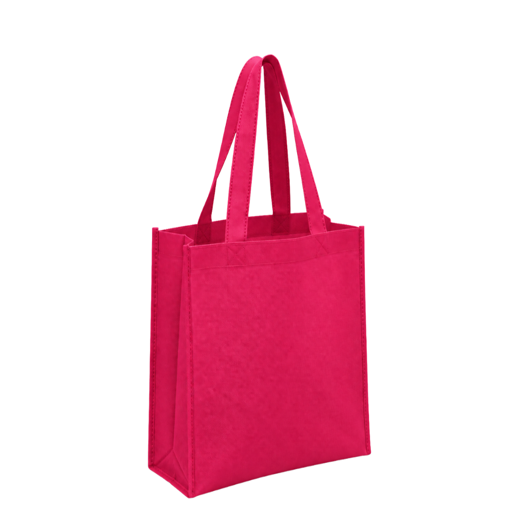 bolsa, tela ecológica, fucsia, 40*35*12 centimetros, con fuelle cosida