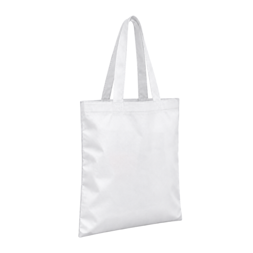 bolsa, tela ecológica, blanco, 80 gsm 40*35 centimetros, plana sin fuelle cosida