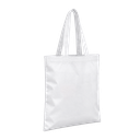 bolsa, tela ecológica, blanco, 80 gsm 40*35 centimetros, plana sin fuelle cosida