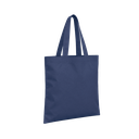 bolsa, tela ecológica, azul oscuro, 80gsm 40*35 centimetros, plana sin fuelle cosida