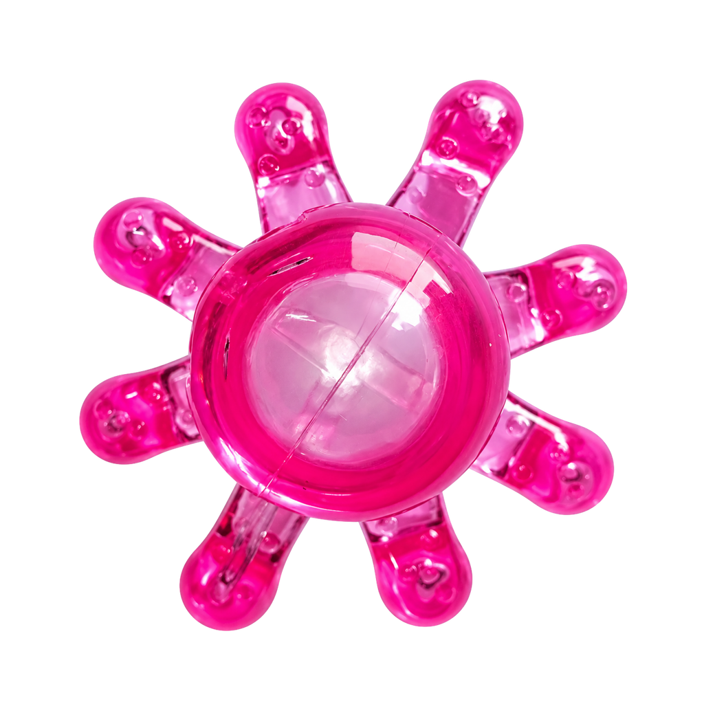 masajeador pulpo rosado 7.5*11cm
