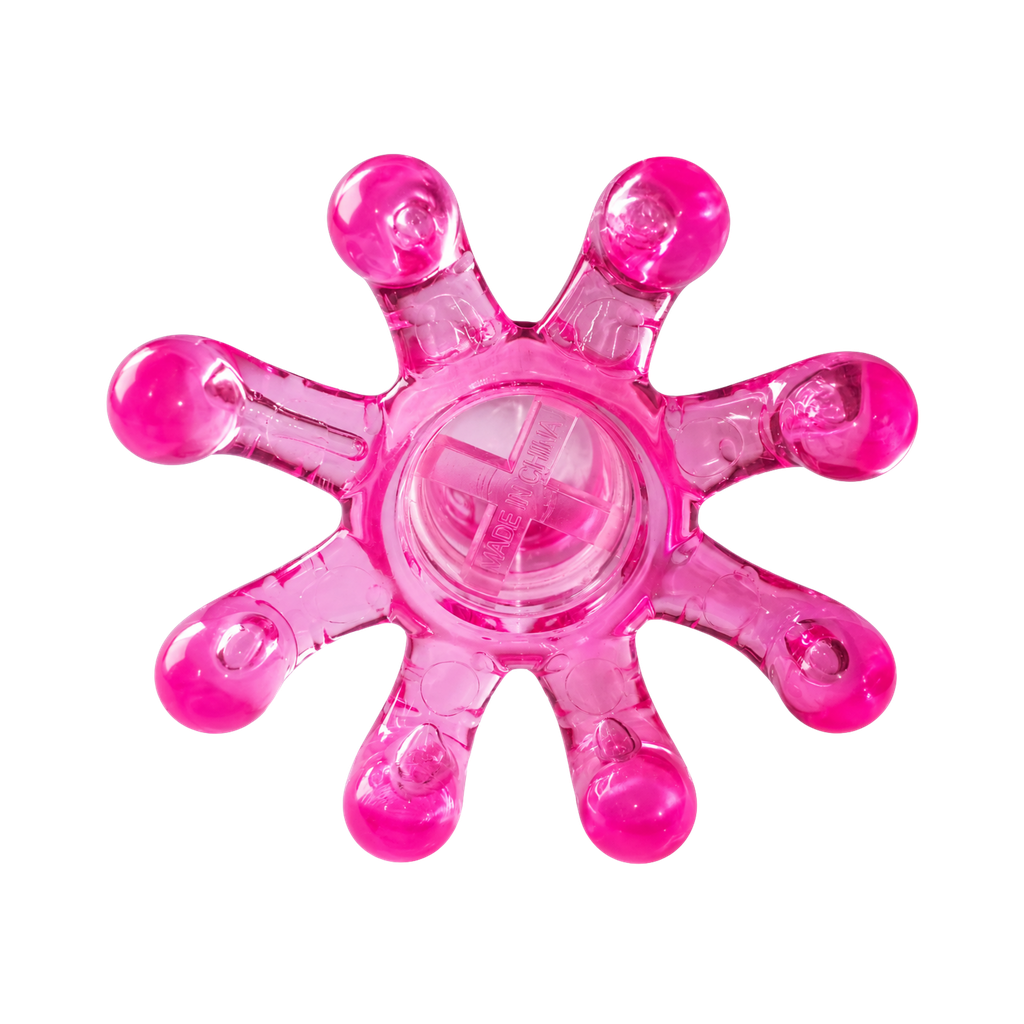 masajeador pulpo rosado 7.5*11cm