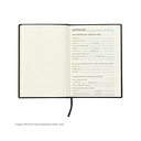 AGENDAS, PU, NEGRO, 16,8*23,5 cm, Ejecutiva Byside 2027  con orilla dorada