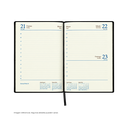 AGENDAS, PU, NEGRO, 16,8*23,5 cm, Ejecutiva Byside 2027  con orilla dorada