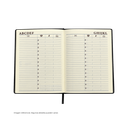 AGENDAS, PU, NEGRO, 16,8*23,5 cm, Ejecutiva Byside 2027  con orilla dorada