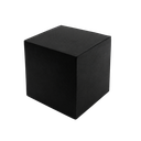 antiestress, poliuretano, negro, 5.5*5.5 centimetros, cubo