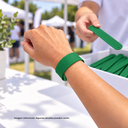 Pulseras, Silicón, Verde, 21.4*2.4cm Centimetros,