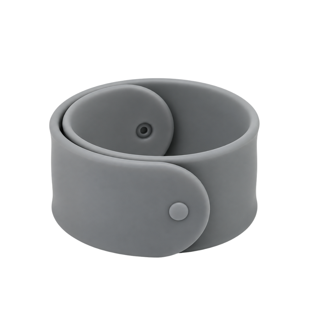 pulseras, silicón, Gris, 21.4*2.4cm centimetros,