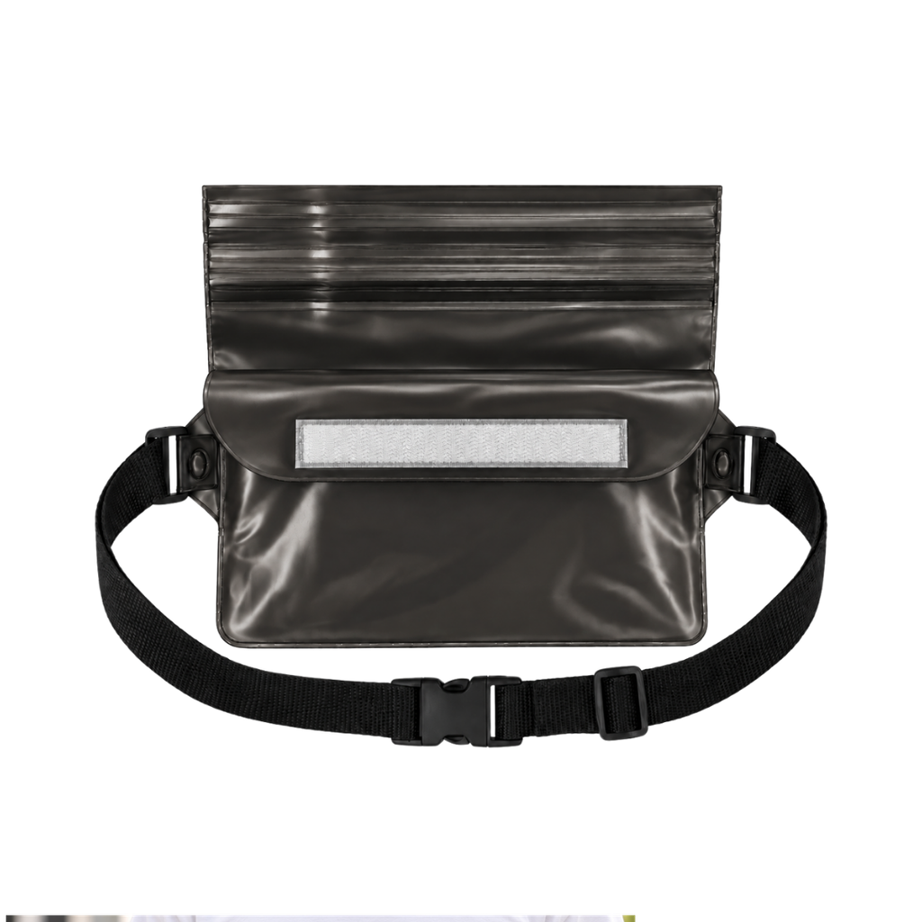 Bolsa, Pvc, Negro, 22*17 Centimetros, Impermable Portadocumentos