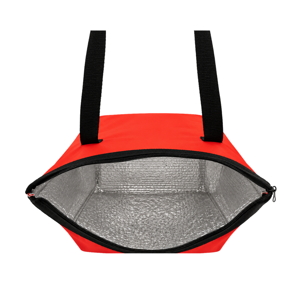 Bolsa, Aluminio Rojo 24*14*35 Cm Termica Forma De Concha