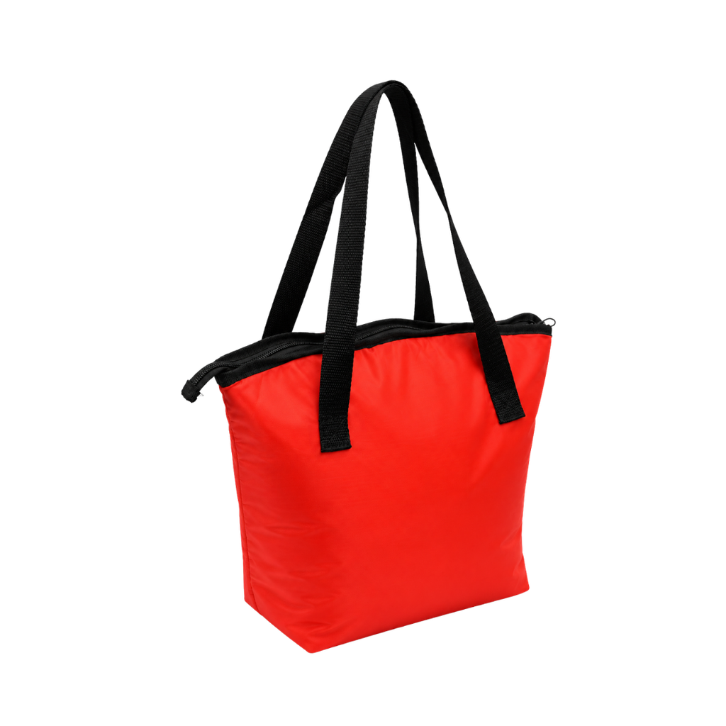 Bolsa, Aluminio Rojo 24*14*35 Cm Termica Forma De Concha