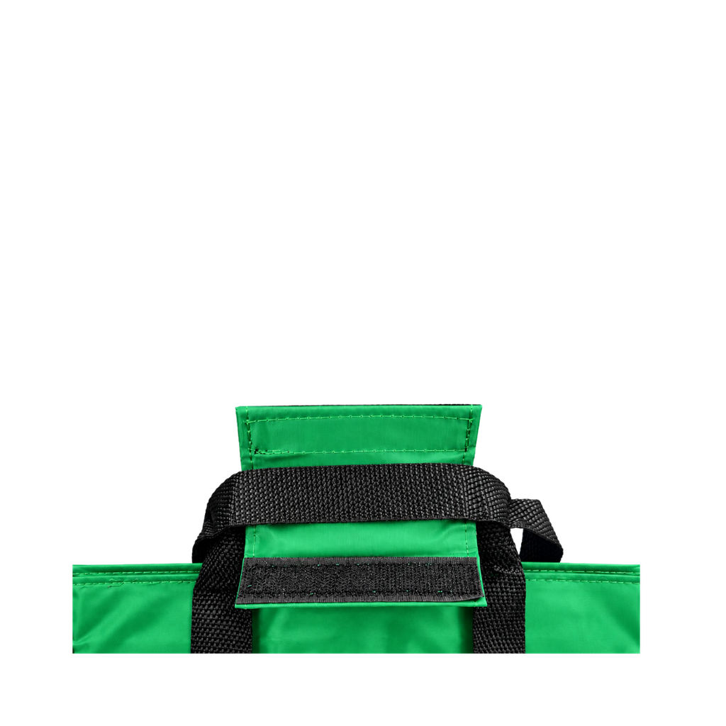 bolsa, oxford, verde, 17*13*9.5 pulgadas, termica pvc con cierre velcro