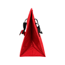 bolsa, oxford, rojo, 17*13*9.5 pulgadas, termica pvc con cierre velcro