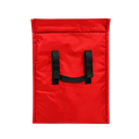 bolsa, oxford, rojo, 17*13*9.5 pulgadas, termica pvc con cierre velcro