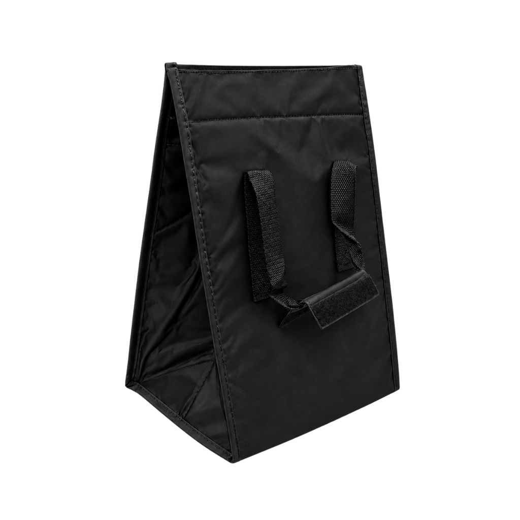 bolsa, oxford, negro, 17*13*9.5 pulgadas, termica pvc con cierre velcro
