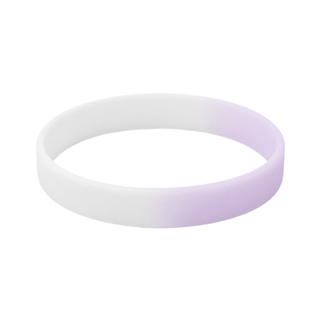 pulseras, silicón, blanco, 20.2*12*0.2 centimetros, detecta rayas uv