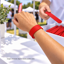 Pulseras, Silicón, Rojo, 21.4*2.4cm Centimetros,