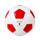 PELOTA, PVC, ROJO, 270 gr, No. 5 de 32 paneles base blanca circunferencia 680-700mm.