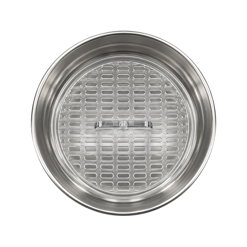 SHAKER, ACERO INOXIDABLE, BLANCO, 600 ml, doble pared 26.3*7.4*6.4cm con compartimiento inferior para proteina, leche en polvo u otros y tapón tipo rosca
