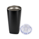 SET EJECUTIVO, ACERO INOXIDABLE, NEGRO, 600 ml, 2 pcs: vaso doble pared Quad y sombrilla automática