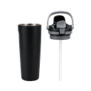 Termo, acero inoxidable, negro, 30 oz, Yawa de boquilla con tapa de seguridad