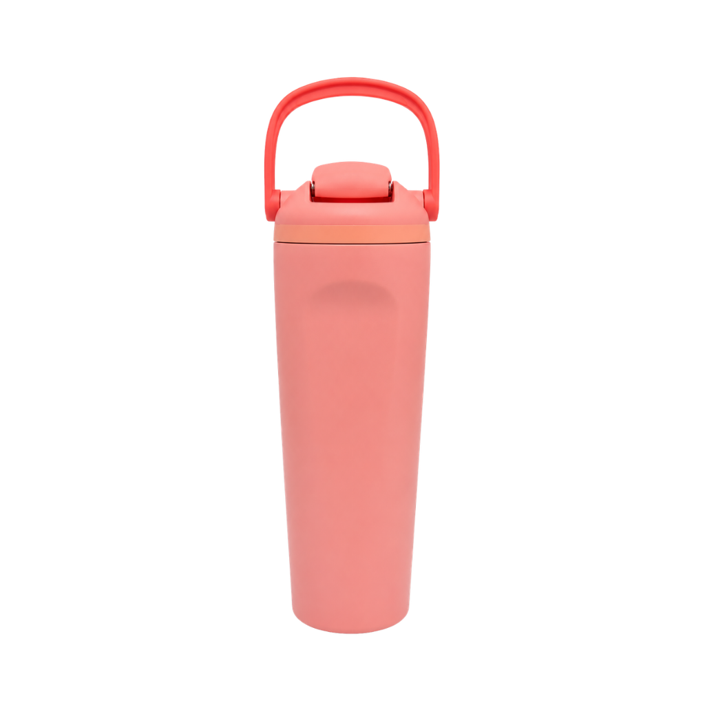 Termo, acero inoxidable, rosado, 30 oz, Yawa de boquilla con tapa de seguridad