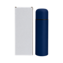 Termo acero inoxidable azul oscuro mate 470 ml bala doble pared