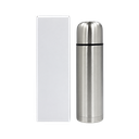 Termo, Acero Inoxidable, Plateado, 500 Ml , Bala Doble Pared      