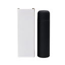Termo acero inoxidable negro mate 470 ml bala doble pared