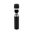 Termo acero inoxidable negro mate 470 ml bala doble pared