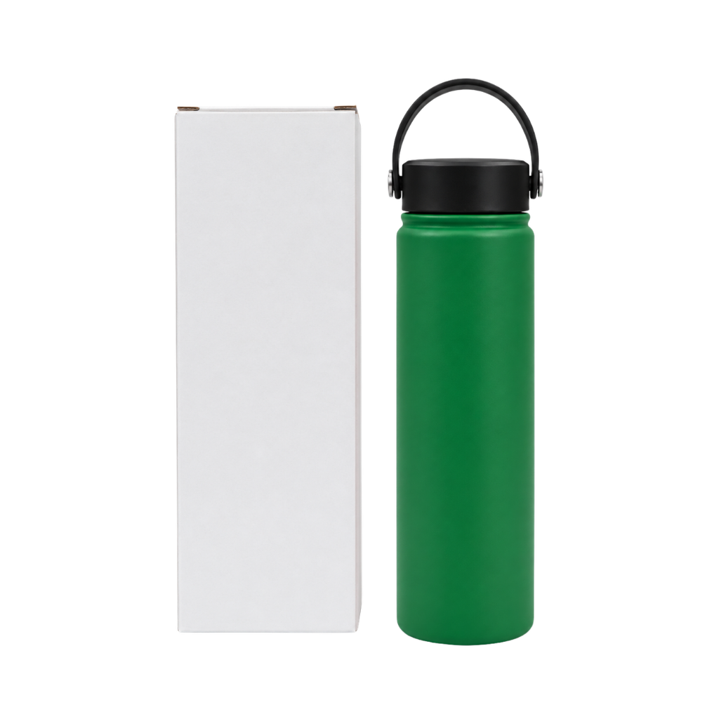 Termo Acero Inoxidable Verde 24 oz Travel Doble Pared