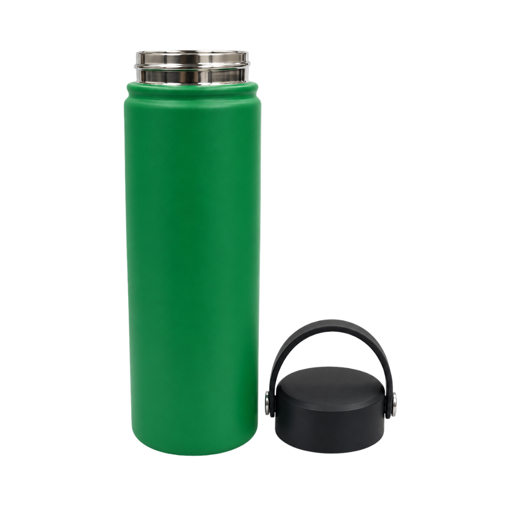 Termo Acero Inoxidable Verde 24 oz Travel Doble Pared