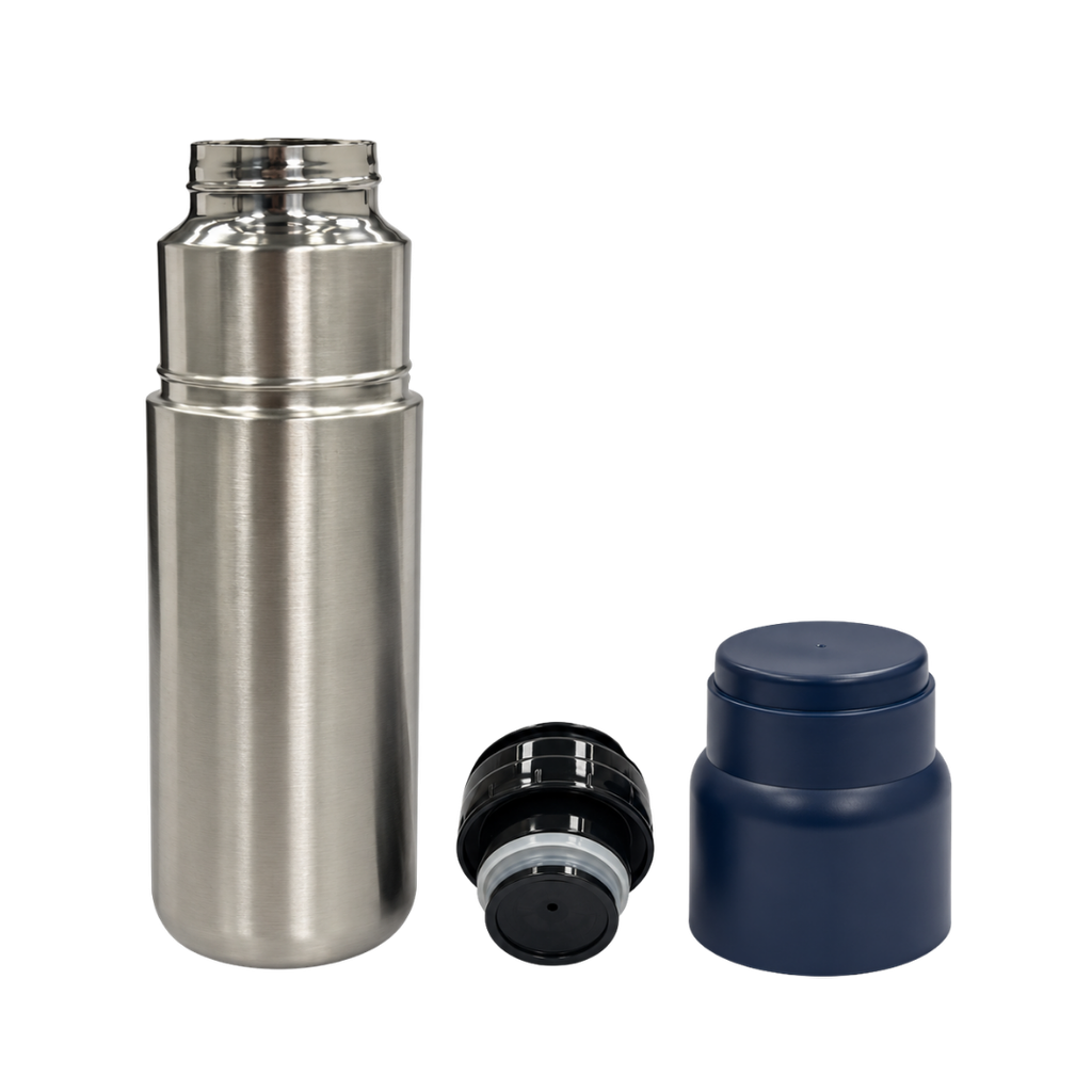 TERMO, ACERO INOXIDABLE, AZUL MARINO, 500 ML, Valley doble pared