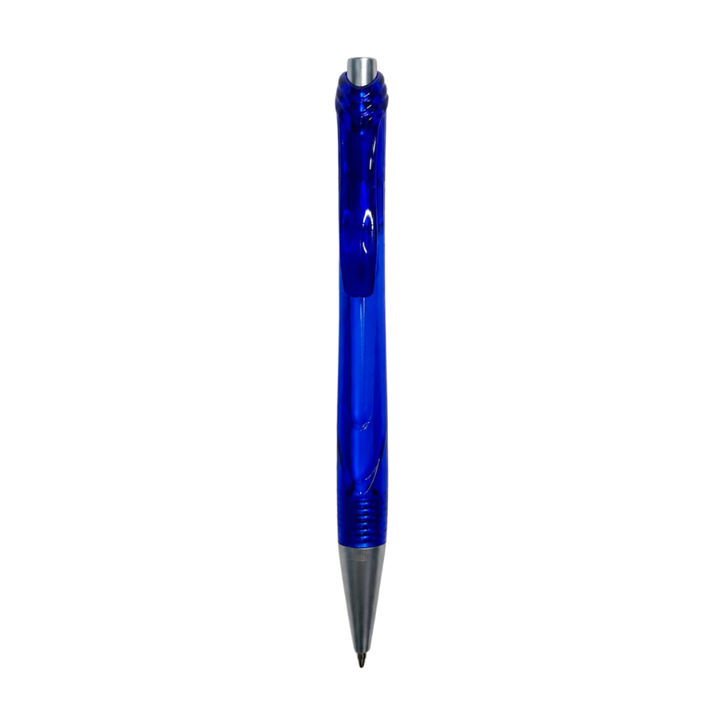 lapiceros, plástico, azul reflex, 14 centimetros, cristal,